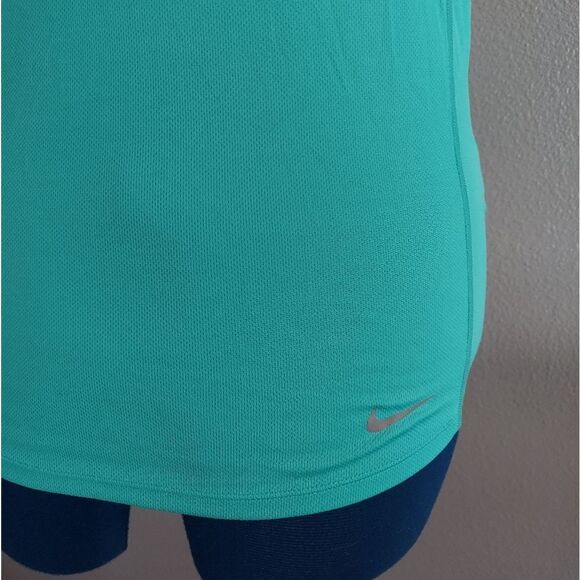 Nike Tank Top Womens Extra Small Blue Racerback Dri Fit Athletic Workout Shirt - Picture 3 of 8